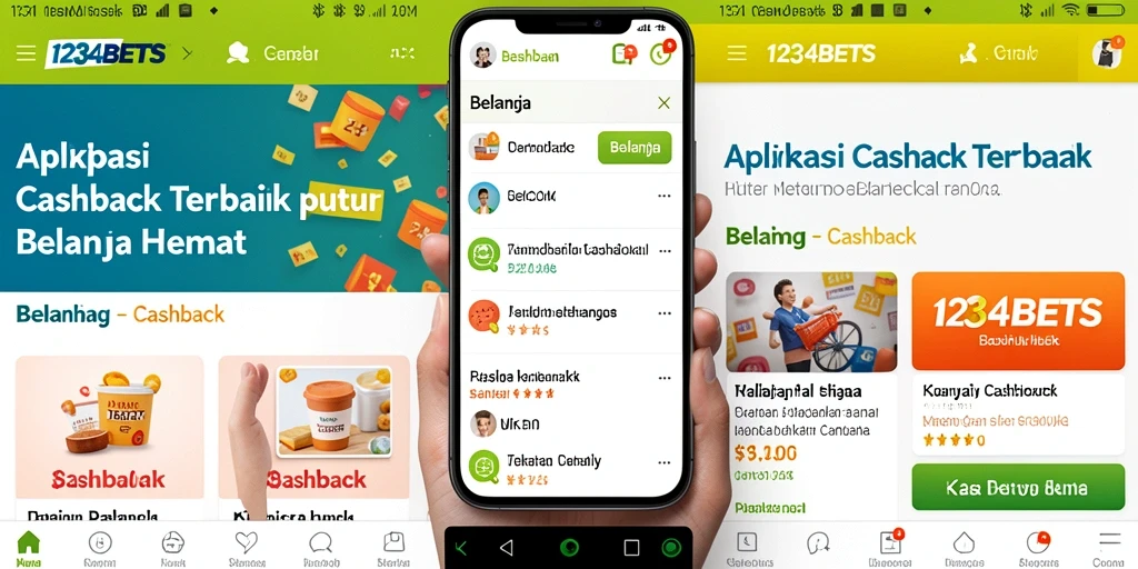 Tampilan antarmuka utama 1234BETS untuk fungsi Cashback yang mudah digunakan.